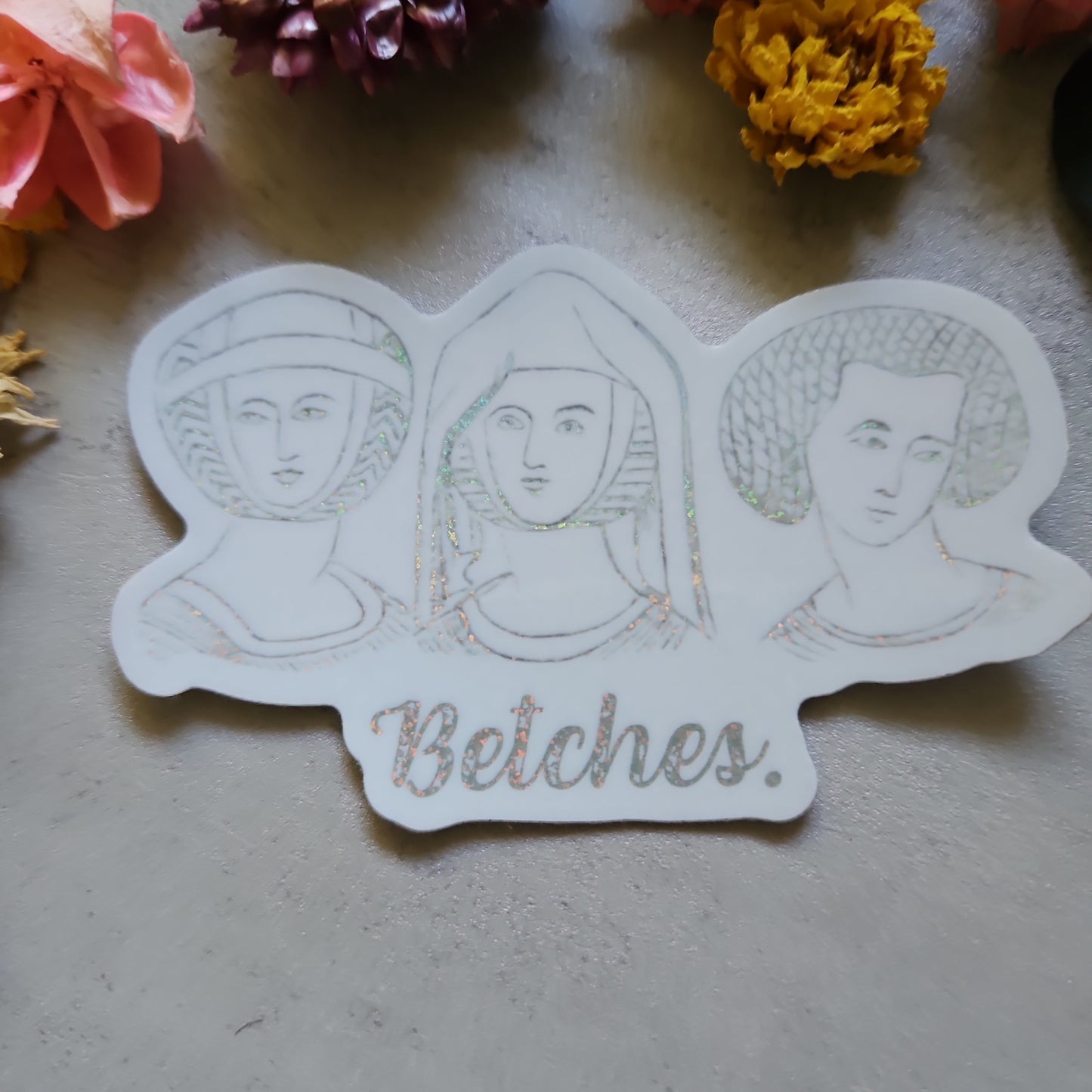 "Hot Gurls" Sparkling Sticker Pack