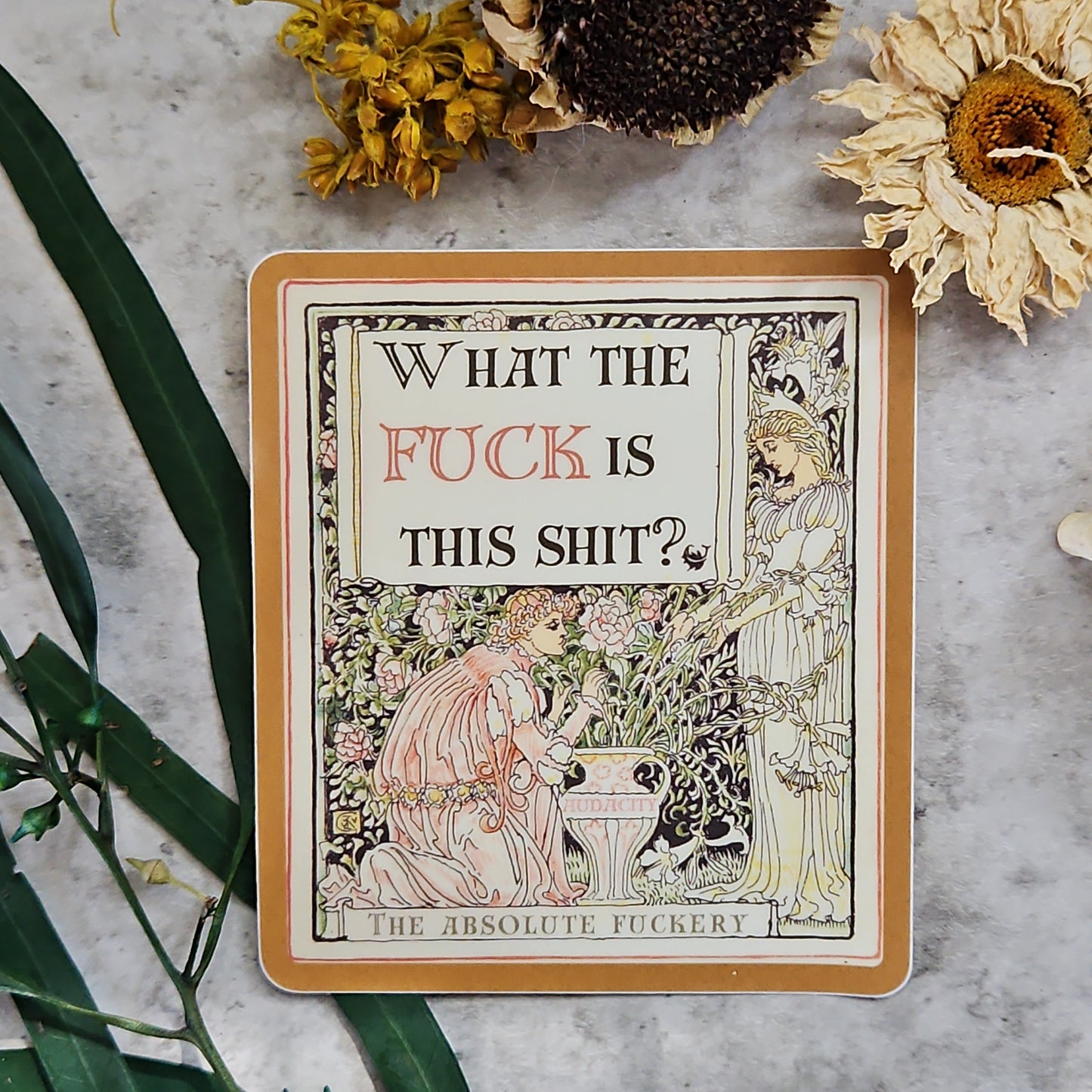 "What the FUCK is this shit?" Sticker