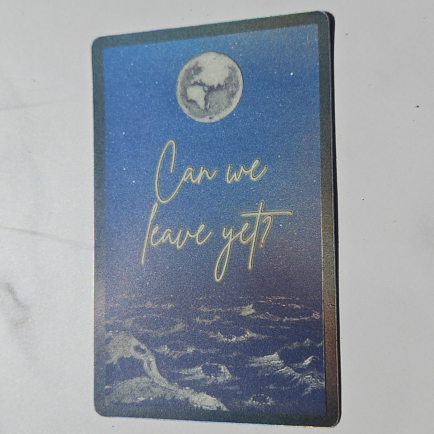 "Can we leave yet?" Sticker