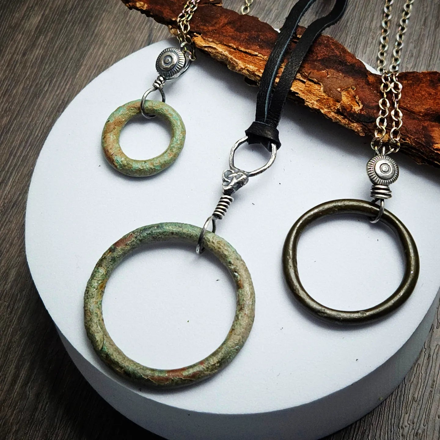 Celtic Bronze Ring (Proto Money) Necklaces