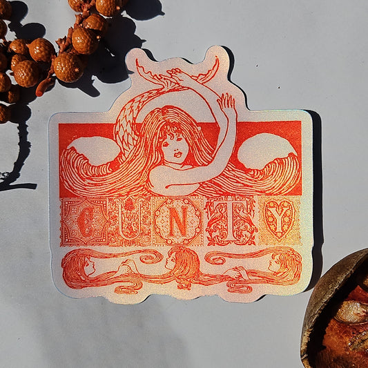 "Cunty" Sticker