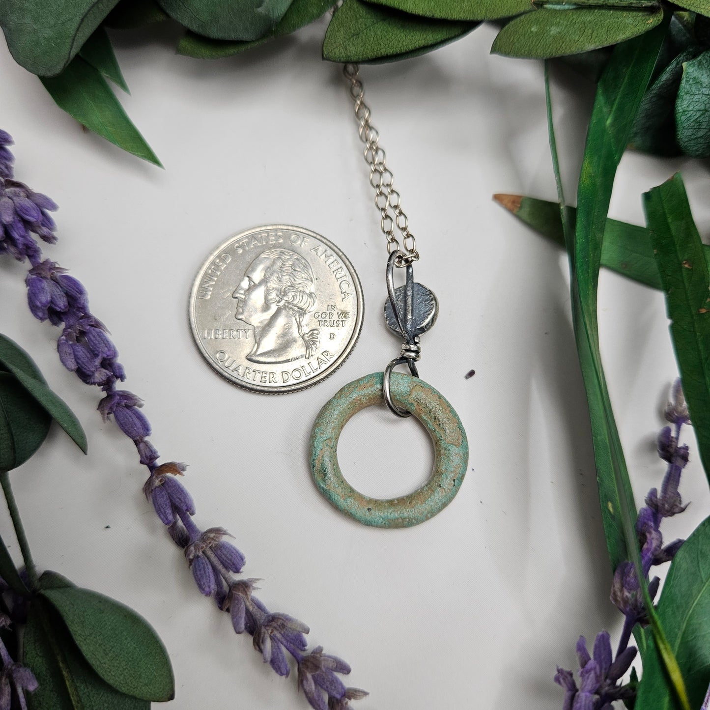 Celtic Bronze Ring (Proto Money) Necklaces
