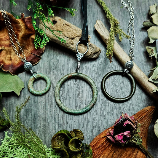 Celtic Bronze Ring (Proto Money) Necklaces